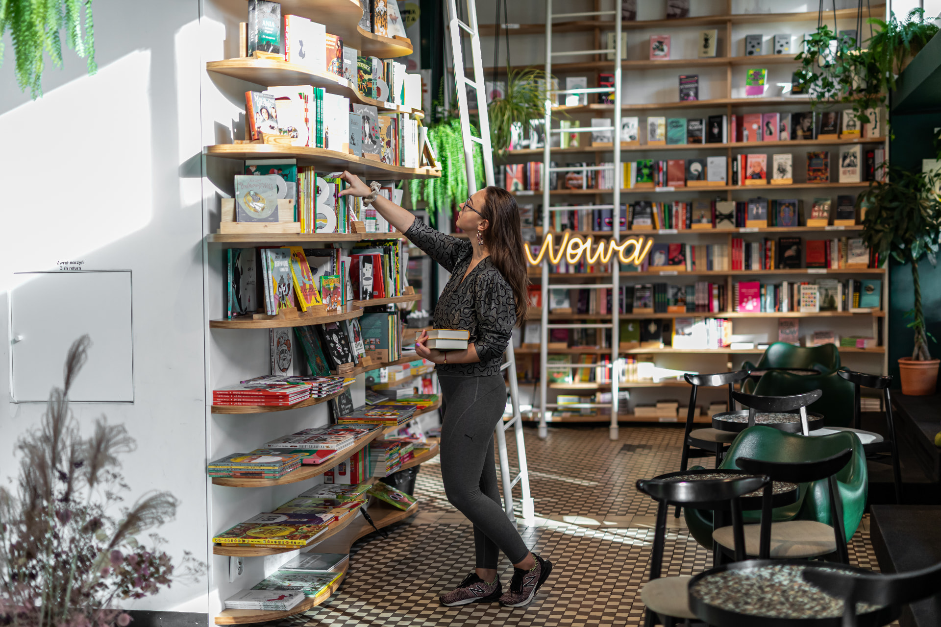 Buchhandlung und Café